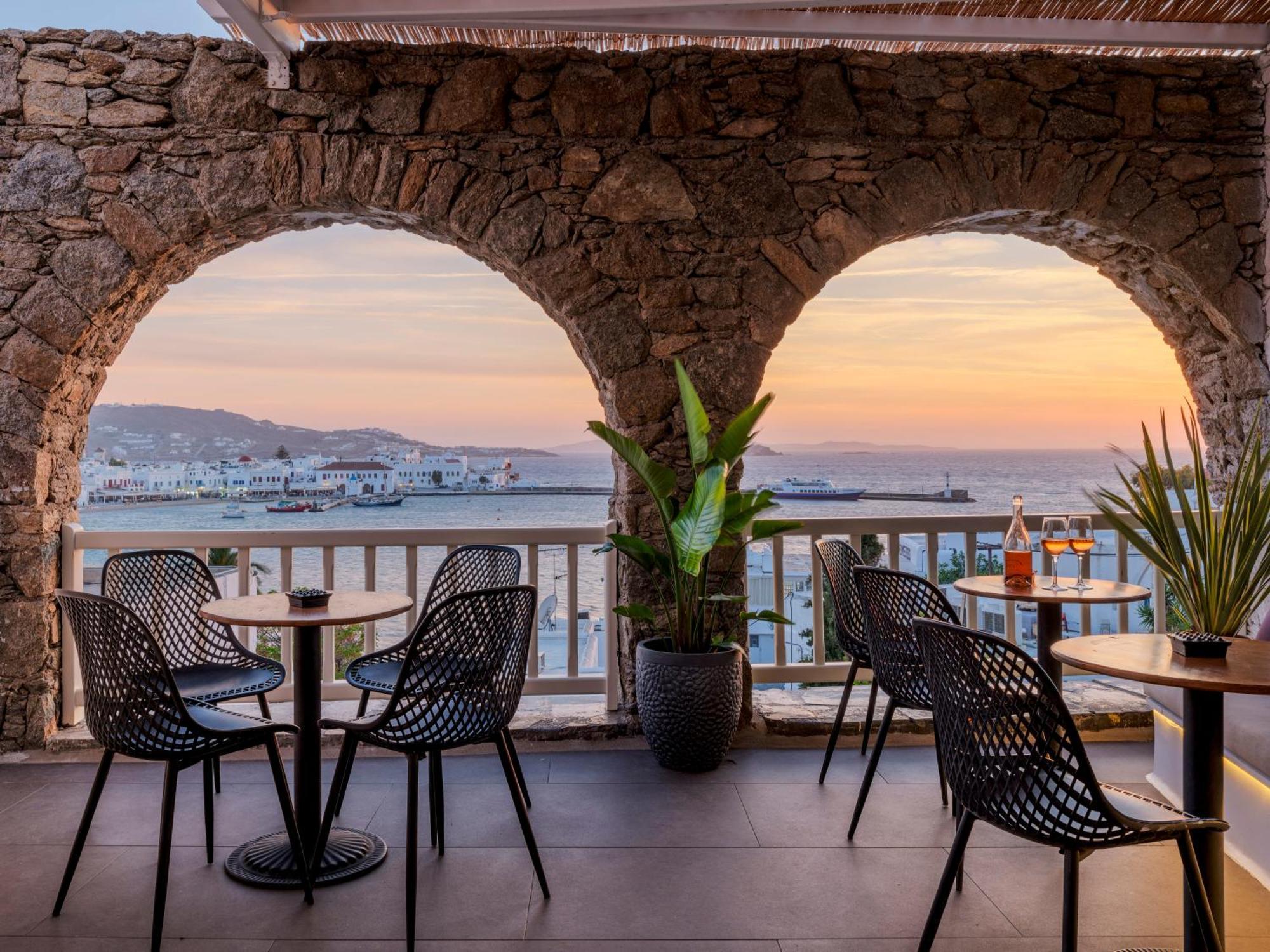 Yalos Hotel Sunset View Mykonos Town Private Rooms Екстериор снимка